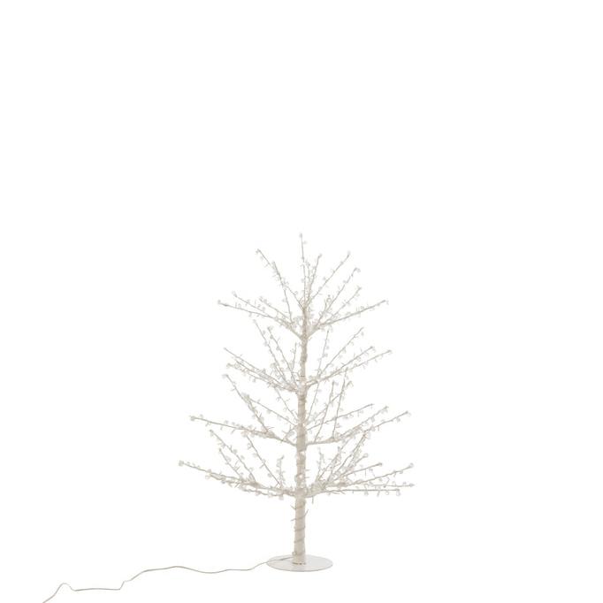 Arbre Nu - Petit modèle blanc - LED / Perles