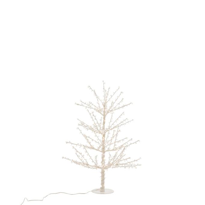 Arbre Nu - Petit modèle blanc - LED / Perles