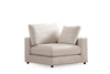 Canapé modulable - Stella - Velours - 3 places & 1 pouf