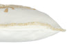 Coussin Sapin - Blanc / Or