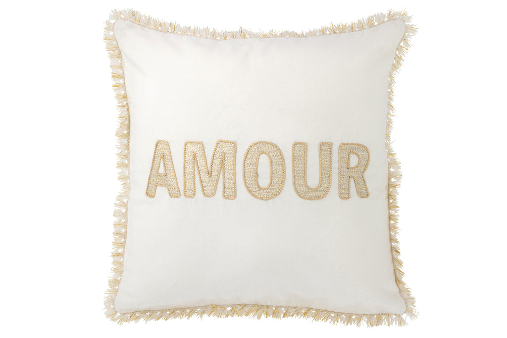 Coussin amour lumineux