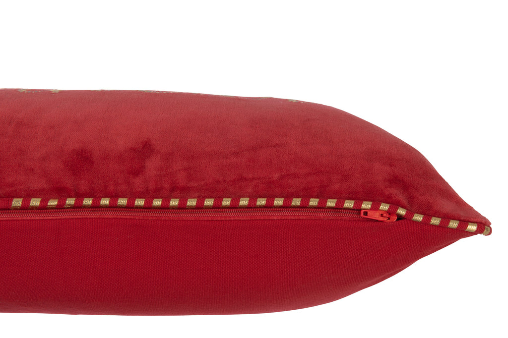 Coussin bonheur - Rouge2