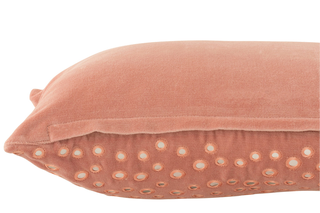 Coussin décoratif miroir - Rose / Argent
