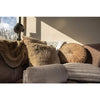 Coussin fausse fourrure - Taupe1