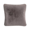 Coussin fausse fourrure - Taupe