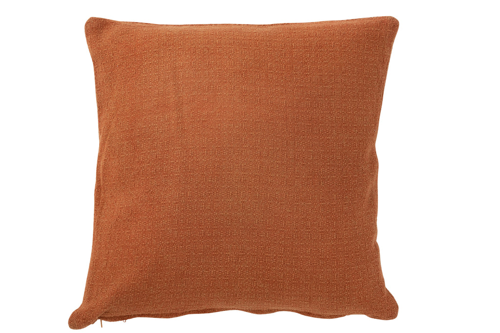 Coussin feuille - Terracotta