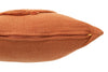 Coussin feuille - Terracotta2