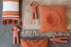 Coussin feuille - Terracotta