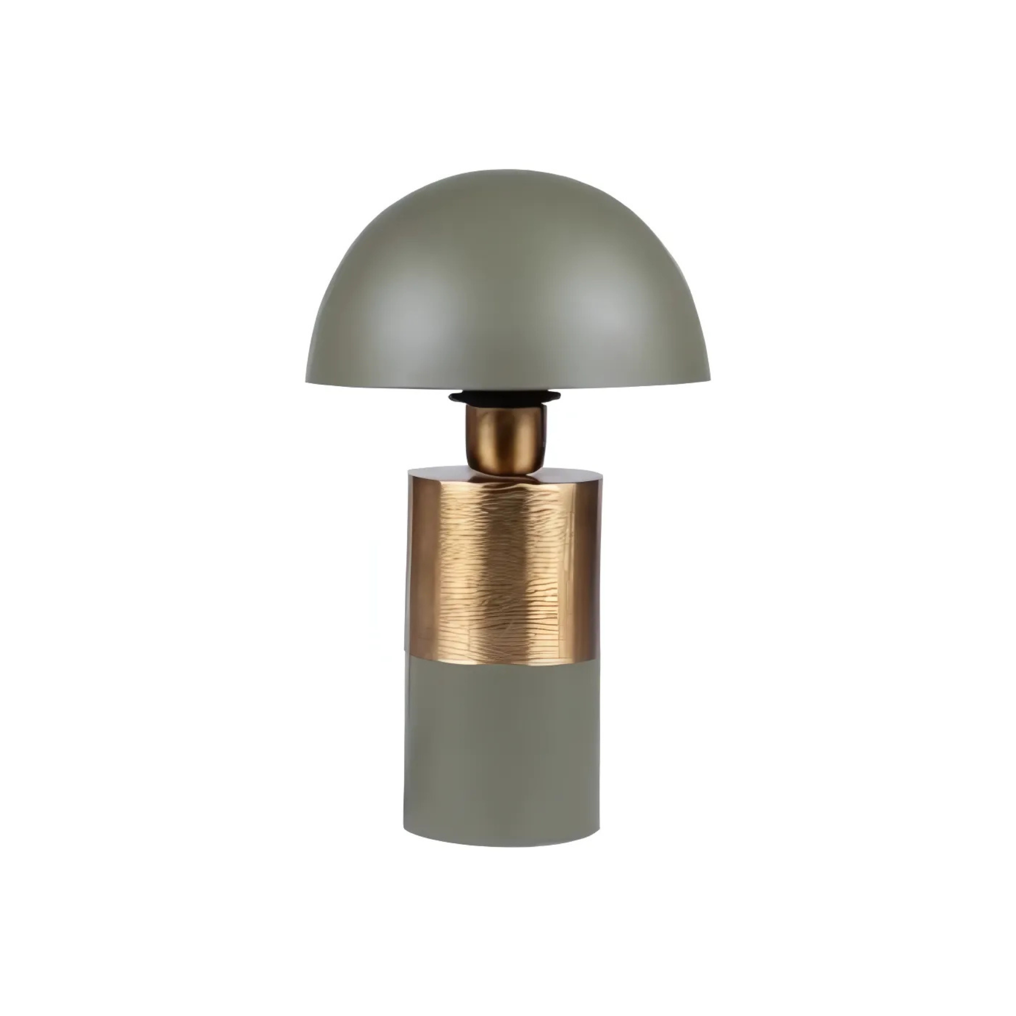 Lampe_metal_Vert_Dore