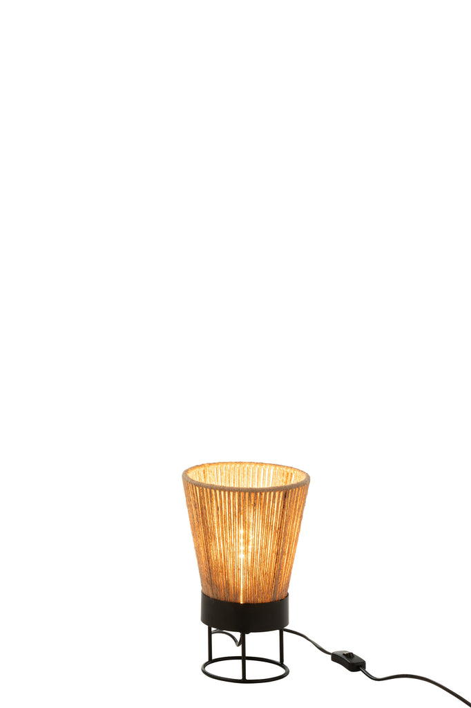 Lampe Nina jute -  Beige