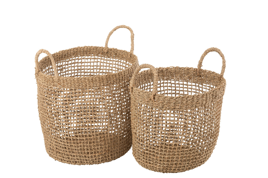 Panier oasis - Naturel - Lot de 2