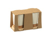 Tasse à boisson - Lot de 2 - Naturel / Blanc