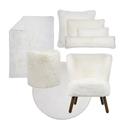 ensemble Coussin douceur - Ours blanc