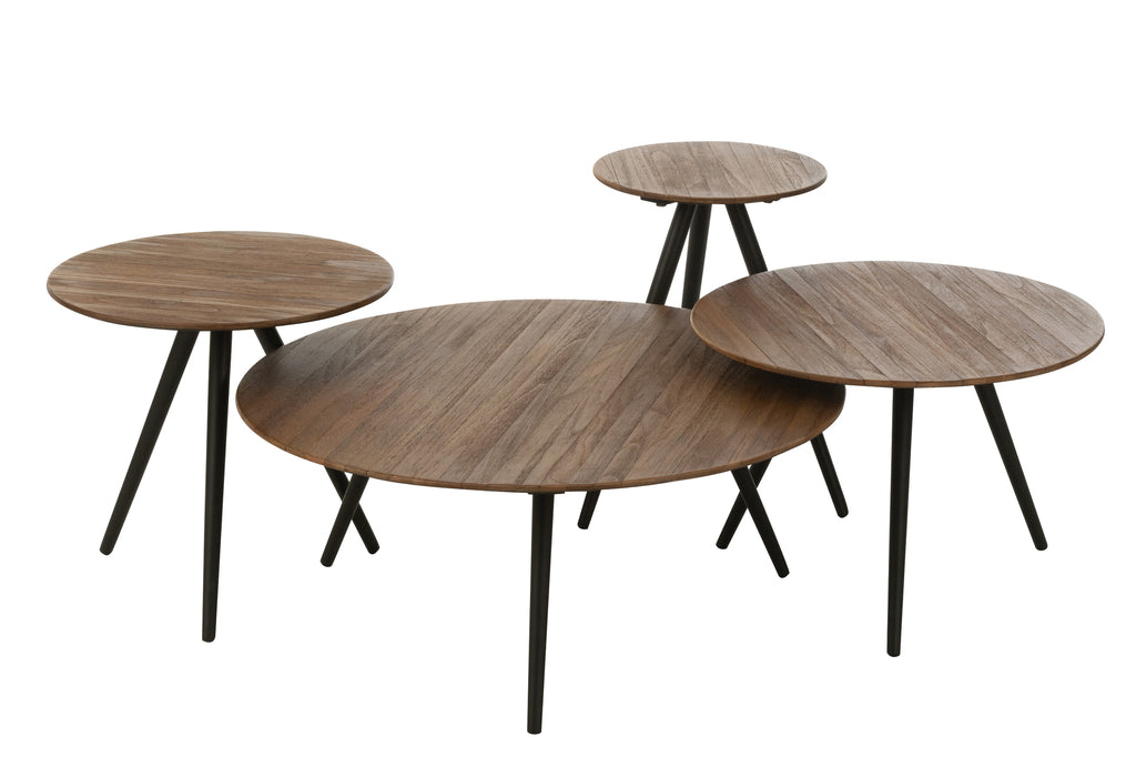 Tables Rondes Écoresponsables - Lot de 4